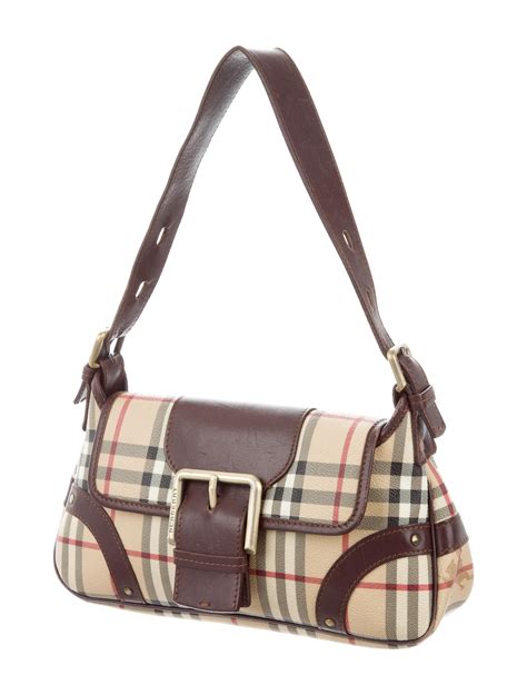 Burberry check shoulder bag